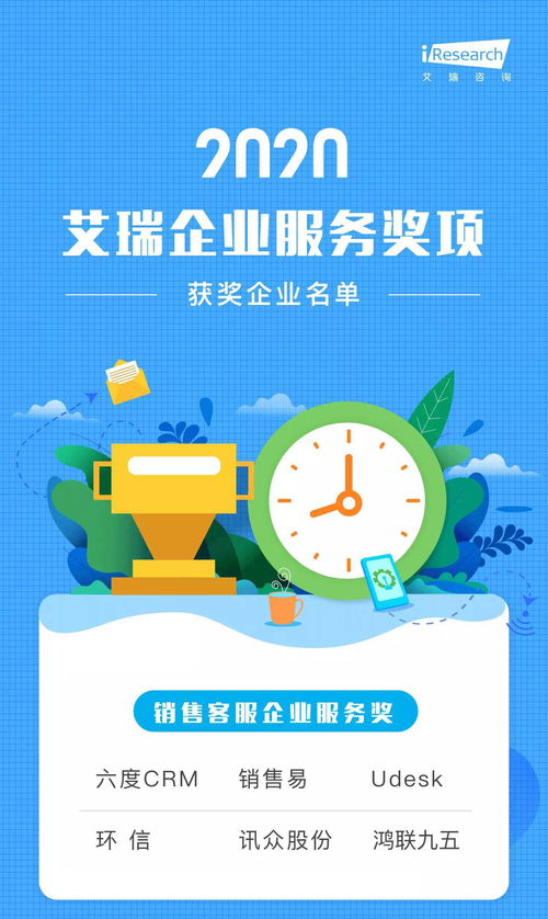 鸿联九五荣膺艾瑞企业服务奖 以优质服务赢得金融BPM领域广泛认可